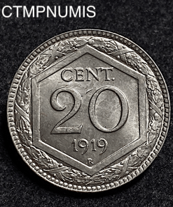 ,MONNAIE,ITALIE,20,CENTESIMI,1919,R,ROME,