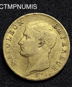 ,MONNAIE,40,FRANCS,OR,NAPOLEON,AN,14,