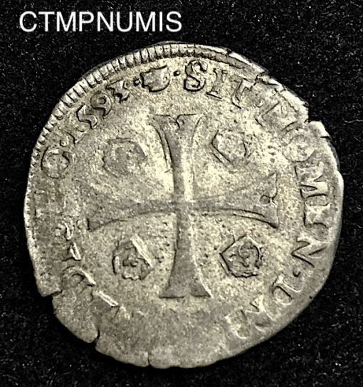 ,MONNAIE,ROYALE,HENRI,III,DOUZAIN,1593,M,TOULOUSE,