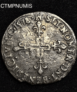 ,MONNAIE,ROYALE,HENRI,III,DOUBLE,SOL,PARISIS,1578,M,TOULOUSE,