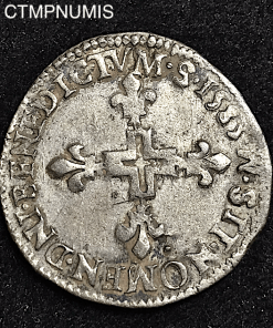 MONNAIE,ROYALE,HENRI,III,DOUBLE,SOL,1585,M,TOULOUSE,