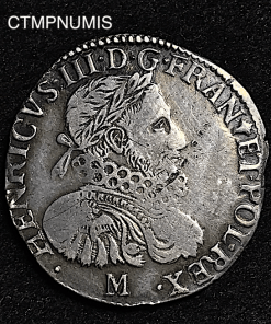 ,MONNAIE,ROYALE,HENRI,III,TESTON,1576,M,TOULOUSE,
