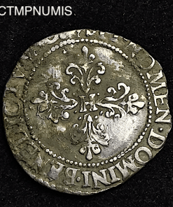 ,MONNAIE,ROYALE,HENRI,III,1/4,FRANC,ARGENT,1577,M,TOULOUSE,