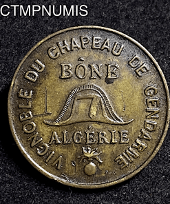 ,MONNAIE,NECESSITE,5,CENTIMES,ALGERIE,VIGNOBLE,CHAPEAU,BONE,