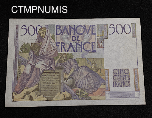 ,BILLET,500,FRANCS,CHATEAUBRIAND,1945,