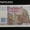 ,BILLET,50,FRANCS,LE,VERRIER,1946,NEUF,