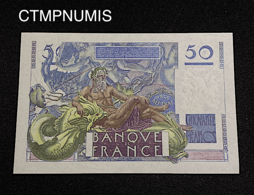 ,BILLET,50,FRANCS,LE,VERRIER,1946,NEUF,