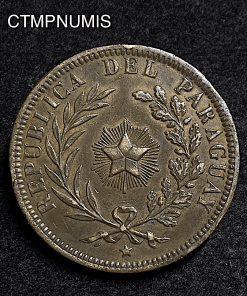 ,MONNAIE,PARAGUAY,4,CENTESIMOS,1870,