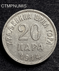 ,MONNAIE,MONTENEGRO,20,PARA,1914,