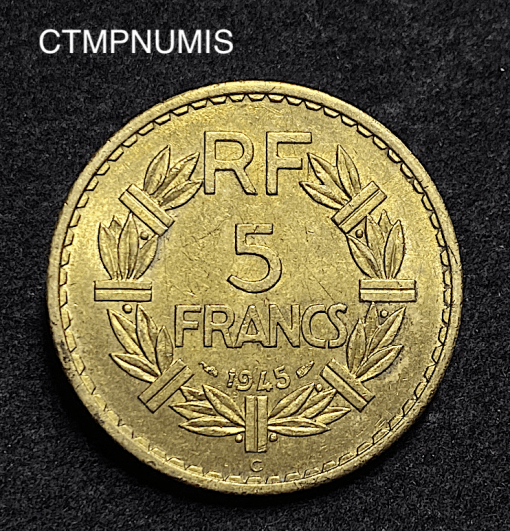 ,MONNAIE,5,FRANCS,LAVRILLER,1945,C,