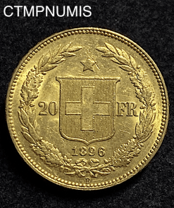 ,MONNAIE,SUISSE,20,FRANCS,OR,1896,