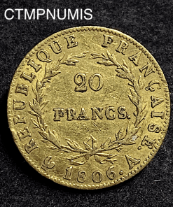 ,20,FRANCS,OR,NAPOLEON,EMPEREUR,1806,