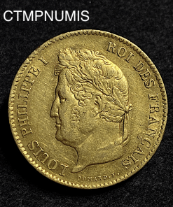 ,MONNAIE,ROYALE,40,FRANCS,OR,LOUIS,PHILIPPE,1833,