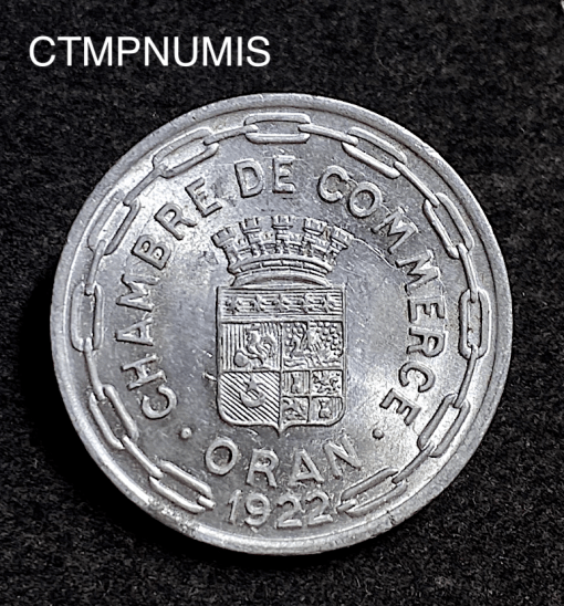 ,MONNAIE,COLONIE,ALGERIE,25,CENTIMES,1922,ORAN,