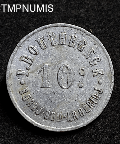 ,MONNAIE,COLONIE,ALGERIE,10,CENTIMES,BORDJ,BOU,ARRERIDJ,BOUTHEGE,