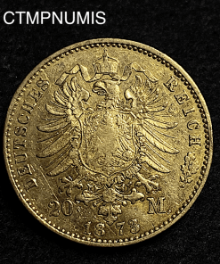 ,MONNAIE,ALLEMAGNE,HESSEN,20,MARK,OR,1873,