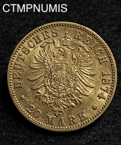 ,MONNAIE,ALLEMAGNE,WURTTEMBERG,29,MARK,OR,1874,