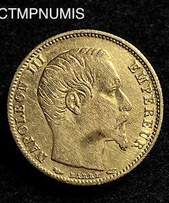 ,MONNAIE,5,FRANCS,OR,NAPOLEON,1854,PETIT,MODULE,