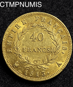 ,MONNAIE,40,FRANCS,OR,NAPOLEON,EMPEREUR,1813,