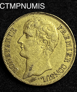 ,MONNAIE,CONSULAT,40,FRANCS,OR,BONAPARTE,CONSUL,AN,12,