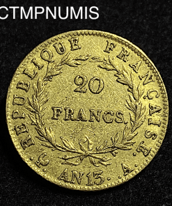 ,MONNAIE,20,FRANCS,OR,NAPOLEON,I°,AN,13,