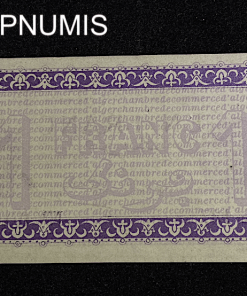 ,BILLET,ALGERIE,1,FRANC,CHAMBRE,COMMERCE,ALGER,1914,VIOLET,