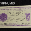 ,BILLET,ALGERIE,COMMERCE,ALGER,1,FRANC,VIOLET,1914,