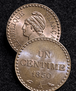 ,MONNAIE,UN,CENTIME,DUPRE,1850,