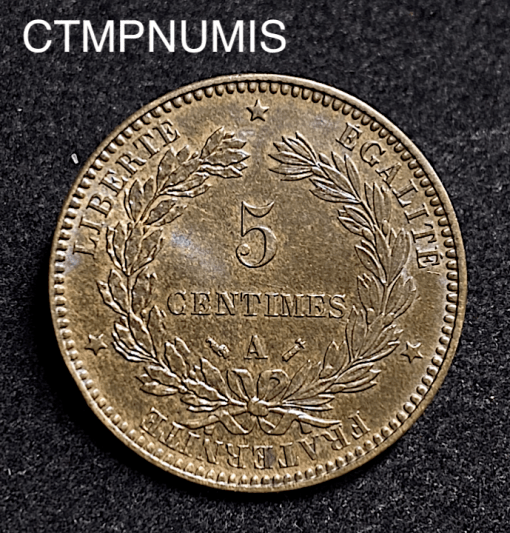 ,MONNAIE,5,CENTIMES,CERES,1892,