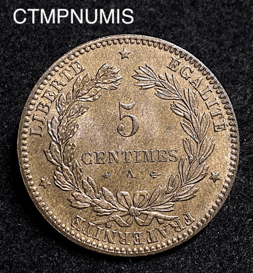 ,MONNAIE,5,CENTIMES,CERES,1876,