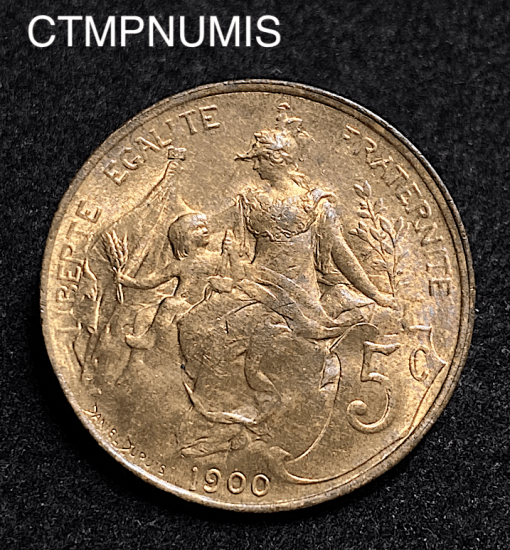 ,MONNAIE,5,CENTIMES,DUPUIS,1900,