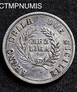 ,MONNAIE,ITALIE,NAPLES,1/2,LIRE,MURAT,1813,