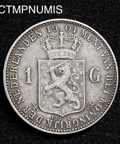 ,MONNAIE,PAYS,BAS,1,GULDEN,ARGENT,1901,