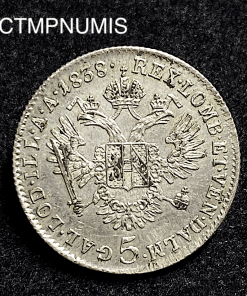 ,MONNAIE,AUTRICHE,5,KREUZER,ARGENT,1838,