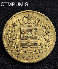 ,MONNAIE,ROYALE,CHARLES,X,40,FRANCS,OR,1830,