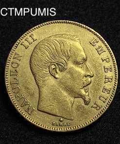 ,MONNAIE,EMPIRE,50,FRANCS,OR,NAPOLEON,III,1859,BB,STRASBOURG,