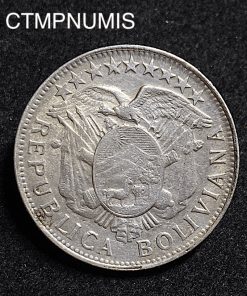 ,MONNAIE,BOLIVIE,50,CENTAVOS,ARGENT,1903,POTOSI,