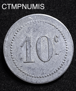 MONNAIE,ALGERIE,10,CENTIMES,27°,REGIMENT,INFANTERIE,AFRIQUE,DU,NORD,