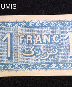 ,BILLET,ALGERIE,1,FRANC,1922,CHAMBRE,COMMERCE,ALGER,