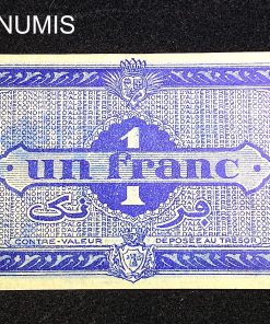 ,BILLET,ALGERIE,1,FRANC,CHAMBRE,COMMERCE,ALGER,1944,