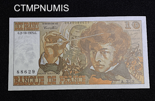 ,BILLET,FRANCE,10,FRANCS,BERLIOZ,1975,