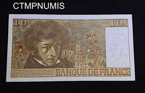 ,BILLET,FRANCE,10,FRANCS,BERLIOZ,1974,NEUF,