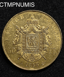 ,MONNAIE,EMPIRE,50,FRANCS,OR,NAPOLEON,1855,