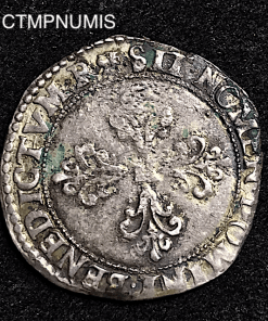 ,MONNAIE,ROYALE,HENRI,III,1/2,FRANC,ARGENT,1591,M,TOULOUSE,