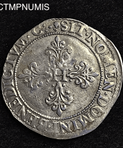,MONNAIE,ROYALE,HENRI,III,FRANC,ARGENT,1578,M,TOULOUSE,