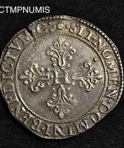 ,MONNAIE,ROYALE,FRANC,ARGENT,HENRI,III,1581,M,TOULOUSE,