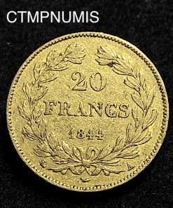 ,MONNAIE,ROYALE,LOUIS,PHILIPPE,20,FRANCS,OR,1844,