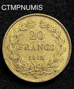 ,MONNAIE,ROYALE,LOUIS,PHILIPPE,20,FRANCS,OR,1848,