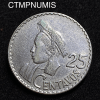 ,MONNAIE,GUATEMALA,25,CENTAVOS,ARGENT,1960,