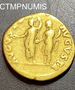 ,MONNAIE,ROMAINE,AUREUS,NERON,OR,AUGUSTA,